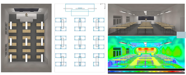 健康光環境於（yú）丹要的不僅僅是（shì）專業的（de）照明產品，更需要專業的定製化照明設計方案
