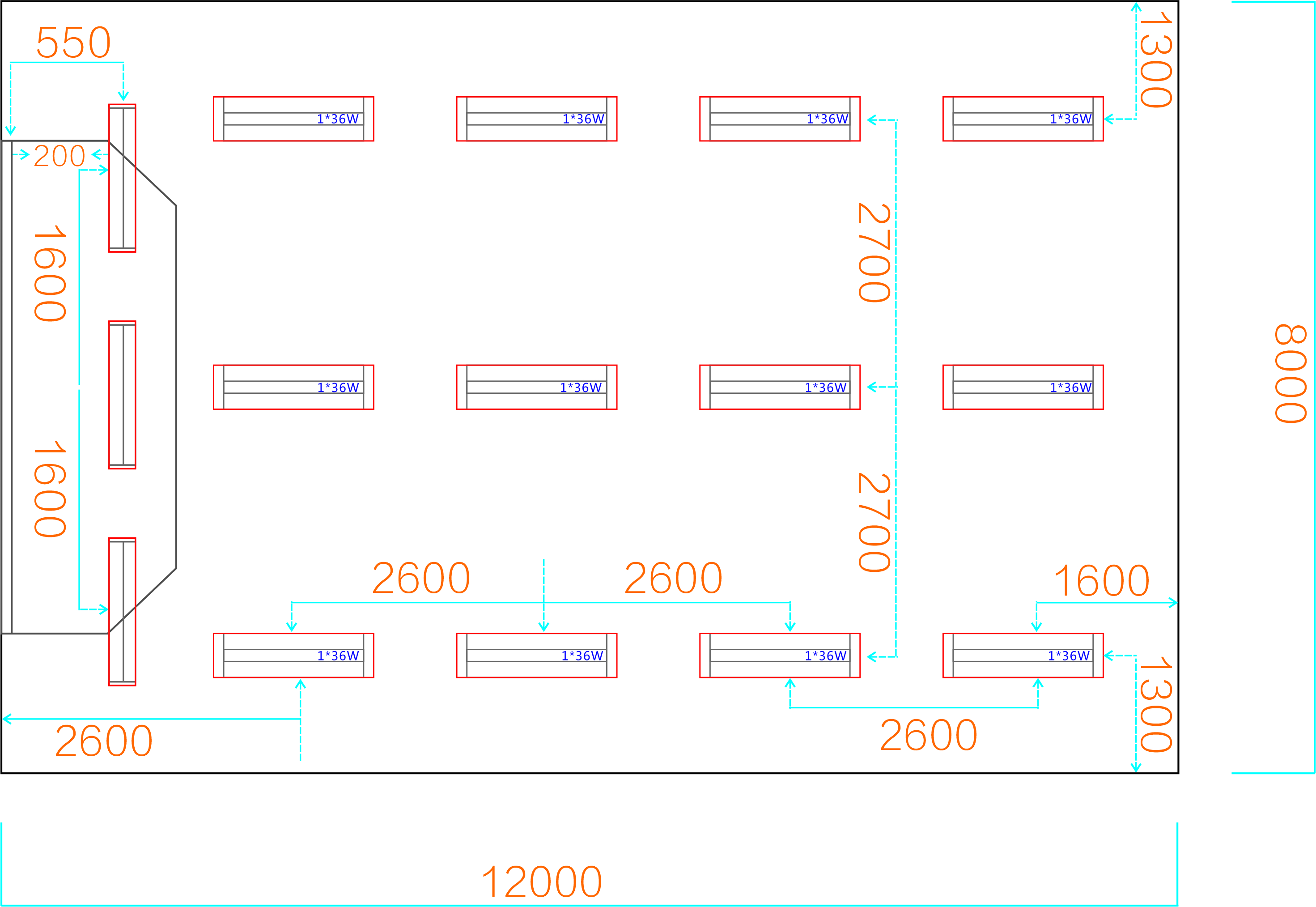 黑板燈離黑板（bǎn）安裝距離（lí）