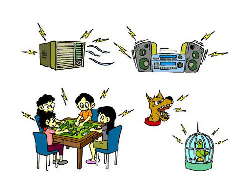 噪音給人帶來生理上和心理上的（de）危害